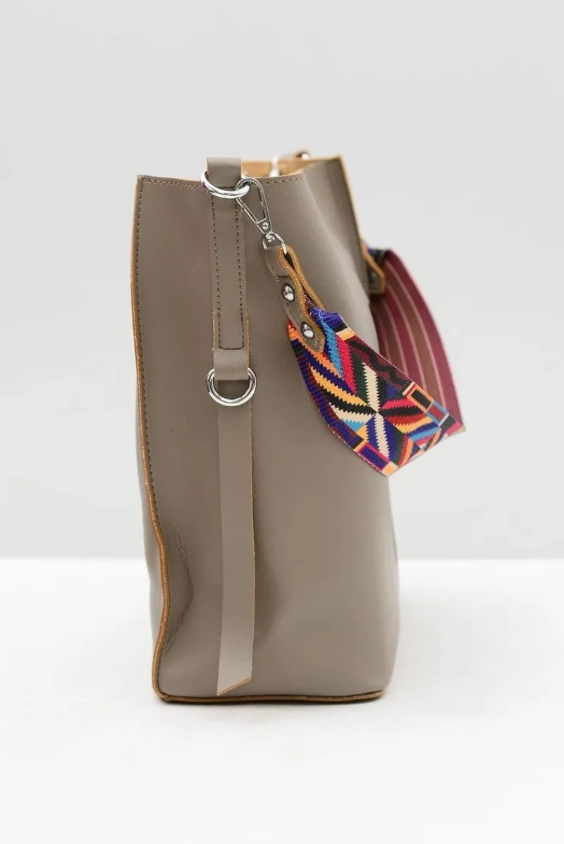 New Boto Damska Duża Torba Taupe