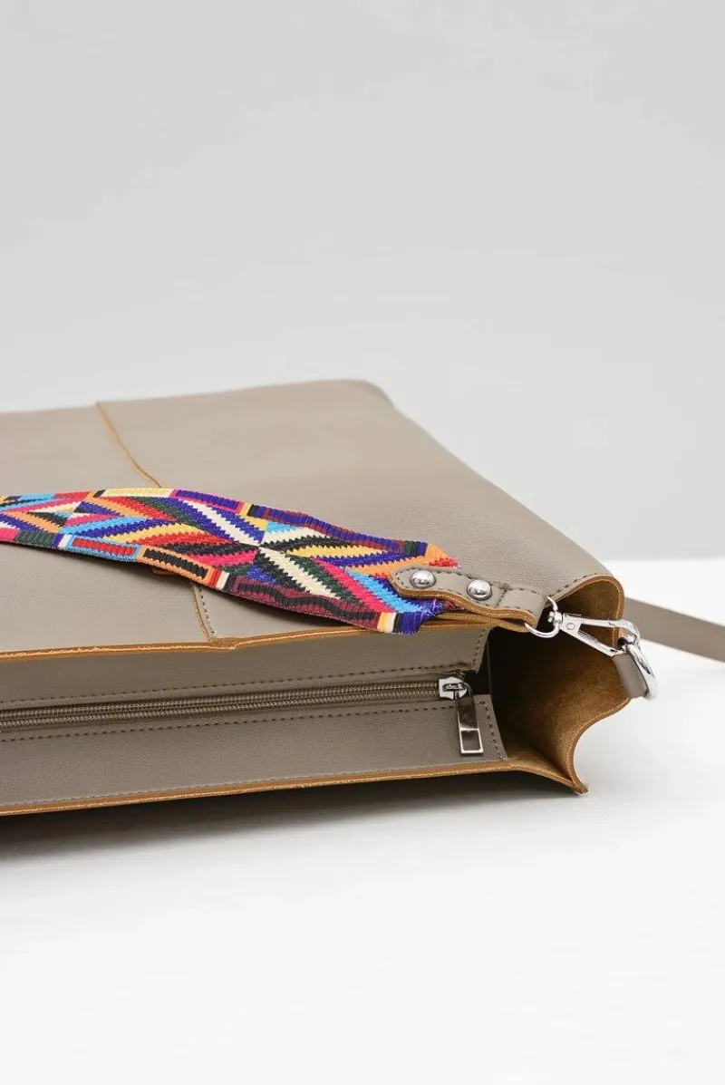 New Boto Damska Duża Torba Taupe