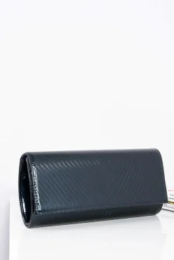 Kopertówki>Boto Damska Granatowa Lakierowana Kopertówka