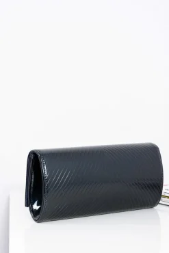 Kopertówki>Boto Damska Granatowa Lakierowana Kopertówka