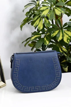 Clearance Boto Damska Granatowa Torebka Listonoszka na Ramię