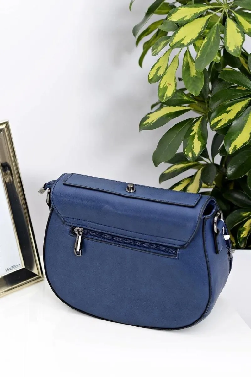 Clearance Boto Damska Granatowa Torebka Listonoszka na Ramię