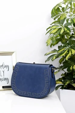 Clearance Boto Damska Granatowa Torebka Listonoszka na Ramię