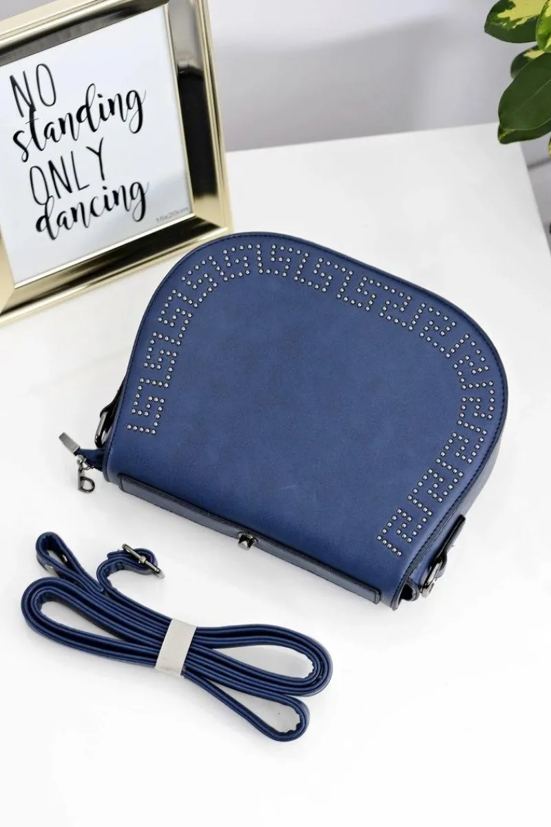 Clearance Boto Damska Granatowa Torebka Listonoszka na Ramię