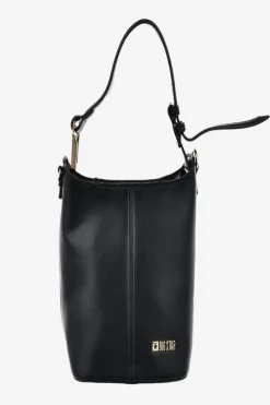 Best Damska Mała Torebka Z Eko Skóry Big Star OO574133 Czarna Torebki Kuferki|Torebki Klasyczne