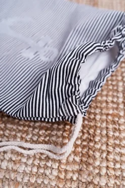 Sale Boto Damska Marynarska Torebka Czarna Worek Plażowy