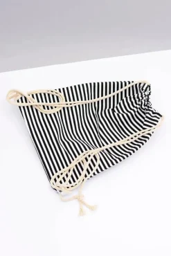 Discount Damska Marynarska Torebka Czarny Worek Plażowy Torebki Plażowe