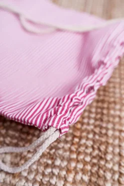 Torebki Plażowe>Boto Damska Marynarska Torebka Różowy Worek Plażowy