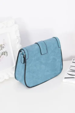 Clearance Damska Niebieska Elegancka Listonoszka Listonoszki