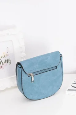 Discount Boto Damska Niebieska Stylowa Listonoszka