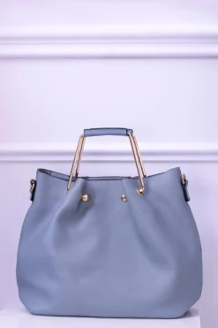 Best Damska Niebieska Torebka Worek Torebki Klasyczne