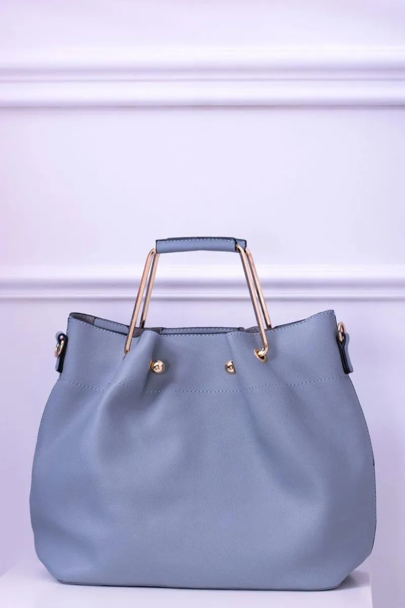 Best Damska Niebieska Torebka Worek Torebki Klasyczne