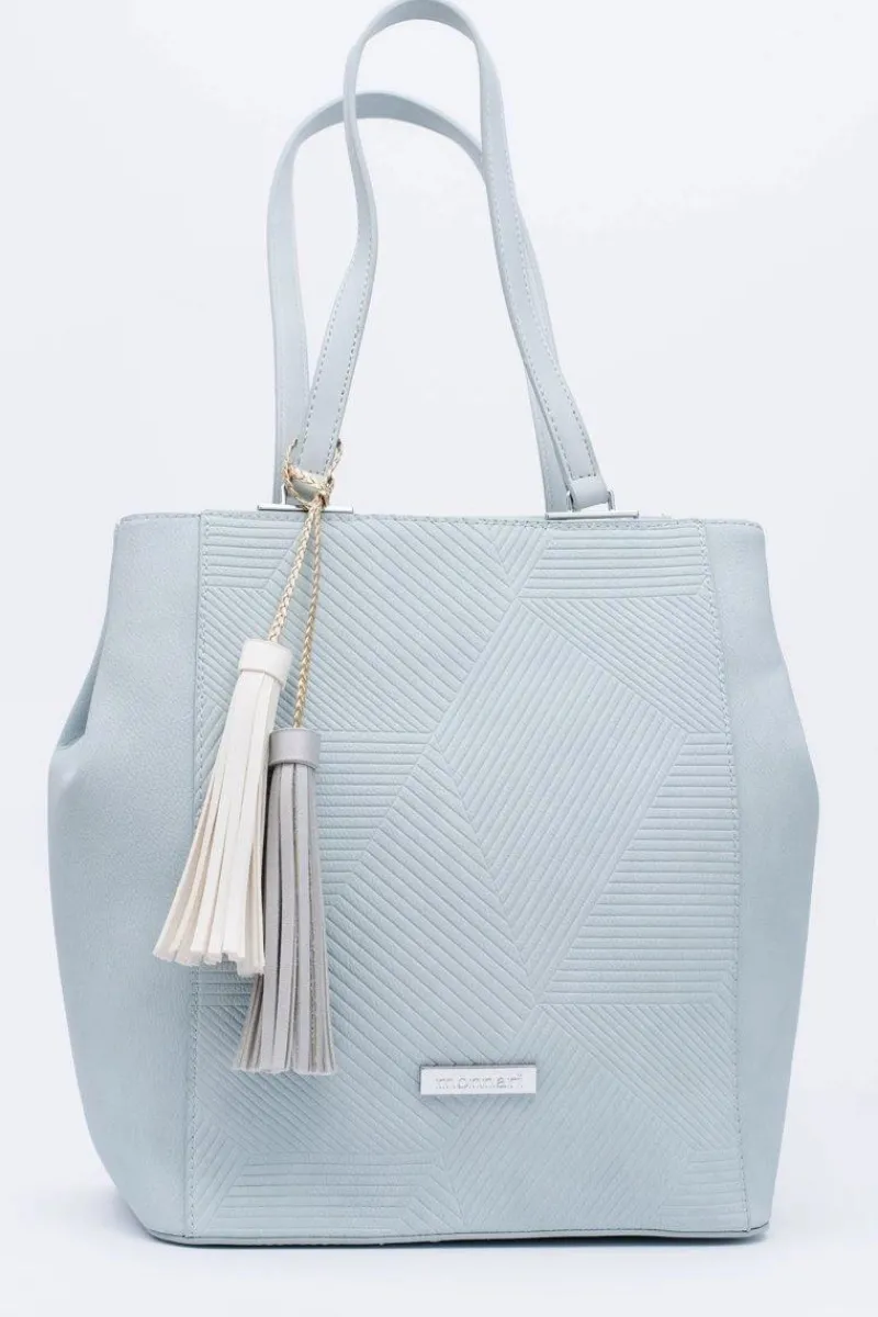 Torebki Monnari|Torebki Klasyczne>Monnari Damska Niebieska Torebka Shopper Worek