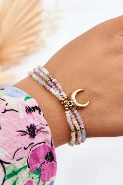 Clearance Boto Damska Potrójna Bransoletka Z Motywem Księżyca Multikolor