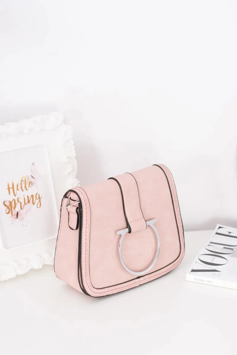 Boto Damska Różowa Elegancka Listonoszka