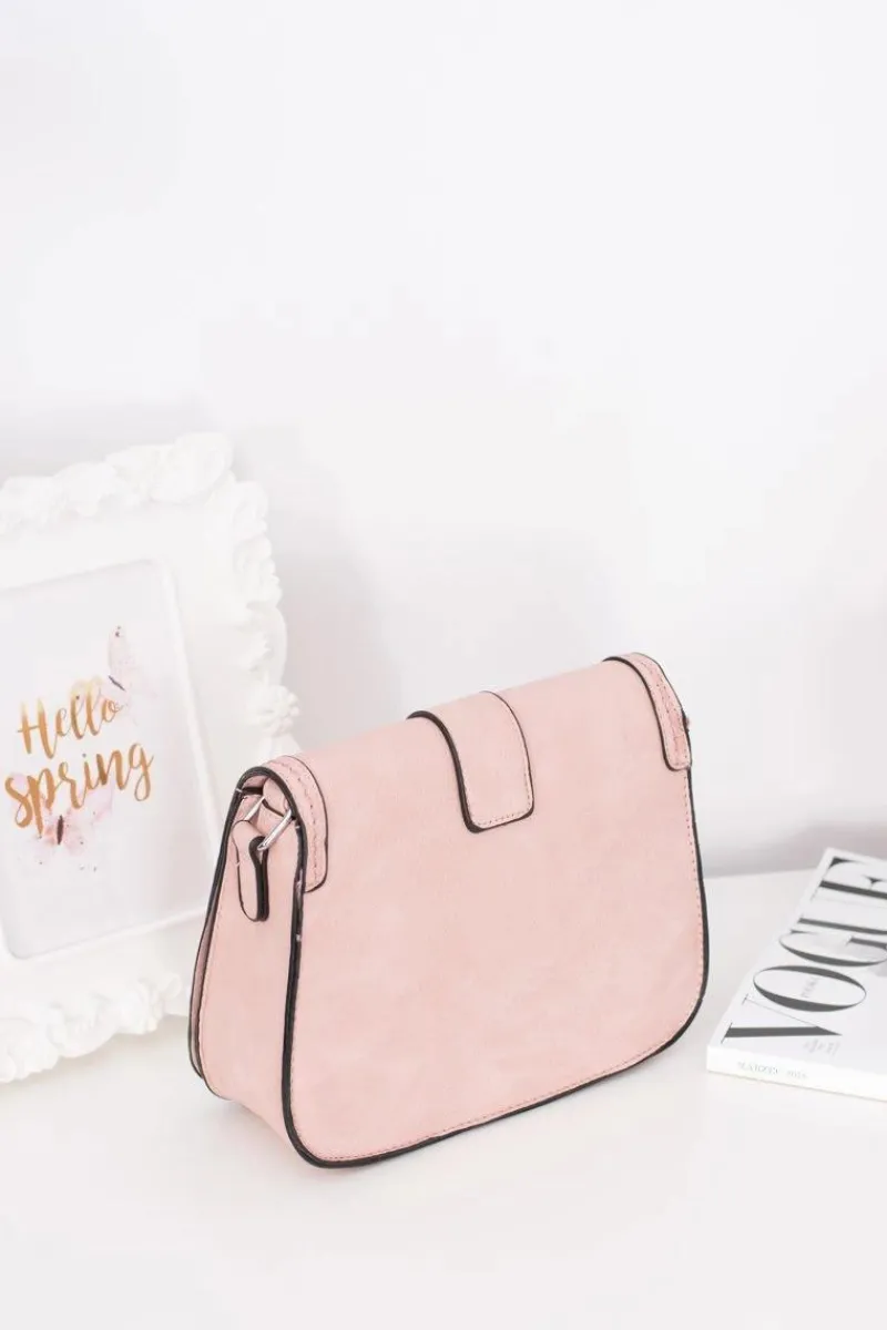 Boto Damska Różowa Elegancka Listonoszka