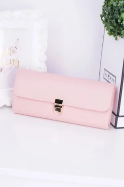 Kopertówki>Boto Damska Różowa Kopertówka Złoty Łańcuch