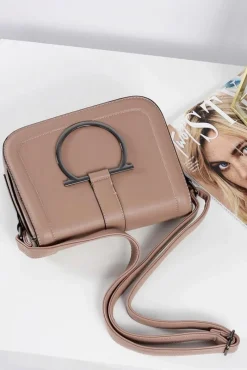 Sale Boto Damska Różowa Torebka na Ramię Listonoszka