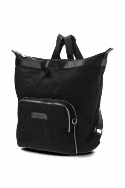 New Big Star Shoes Damska Siateczkowa Torebka Plecak Big Star LL574176 Czarny