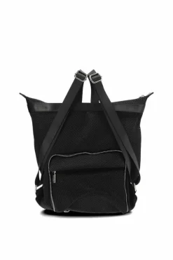 New Big Star Shoes Damska Siateczkowa Torebka Plecak Big Star LL574176 Czarny