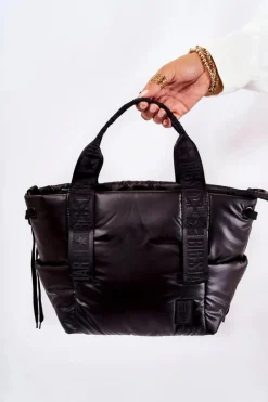 New Damska Sportowa Torebka Big Star KK574014 Czarna Torby Sportowe|Torebki Klasyczne