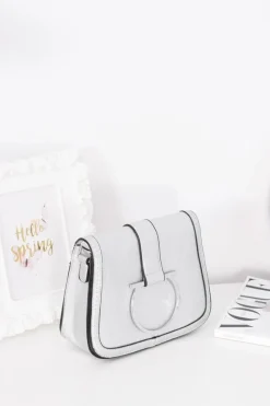 Online Damska Srebrna Elegancka Listonoszka Listonoszki