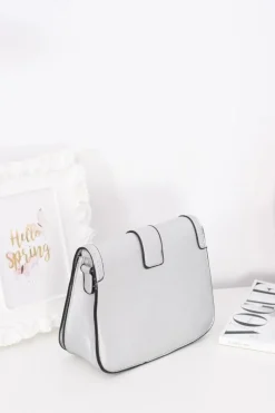 Online Damska Srebrna Elegancka Listonoszka Listonoszki