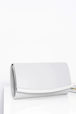 Online Damska Szara Polska Torebka Elegancka Kopertówka Kopertówki