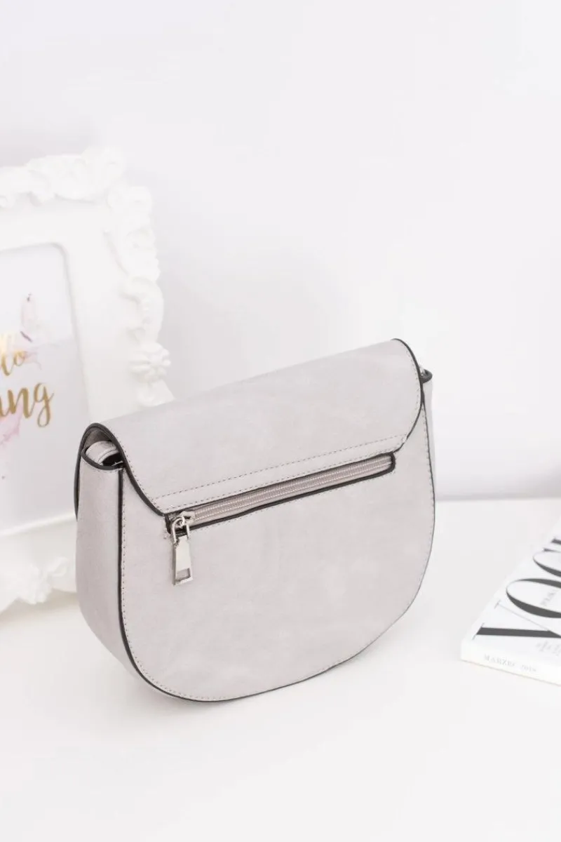 Listonoszki>Boto Damska Szara Stylowa Listonoszka