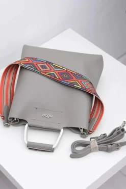 Nobo Damska Szara Torba Worek z Mini Torebką