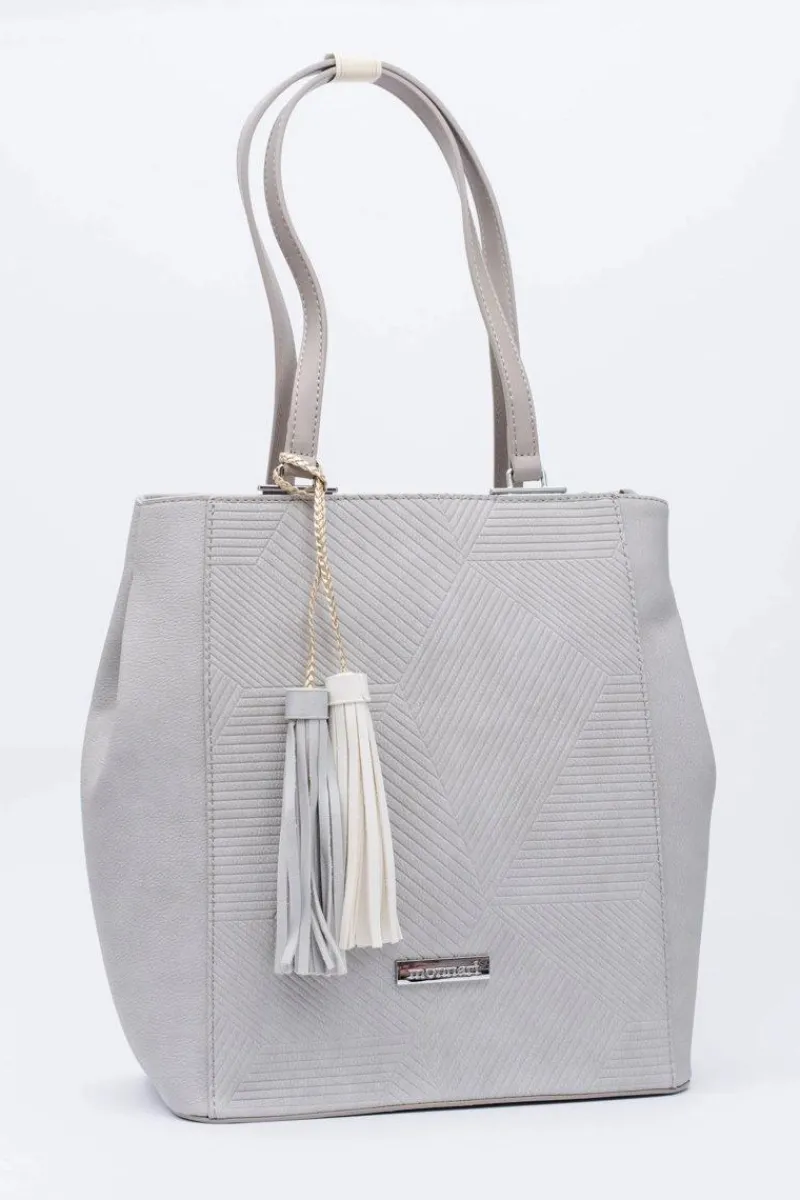 Outlet Damska Szara Torebka Shopper Worek Torebki Monnari|Torebki Klasyczne