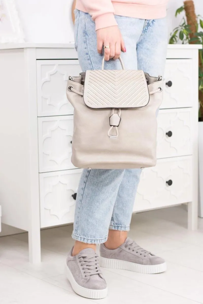 Torebki Klasyczne>Boto Damska Szara Torebka Worek