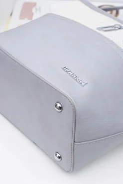 Outlet Damska Szaro Srebrna Torebka Worek Torebki Monnari|Torebki Klasyczne