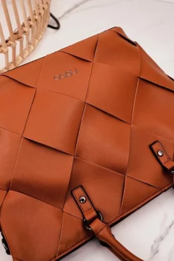 Best Nobo Damska Torba Shopper NBAG-K1250 Brązowa