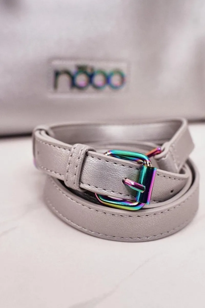 Torebki Nobo|Torebki Klasyczne>Nobo Damska Torba Shopper NBAG-K1090 Srebrna