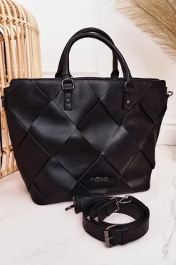 Hot Nobo Damska Torba Shopper NBAG-K1250 Czarna