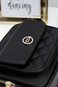 Clearance Damska Torebka Czarna Kuferkowa Torebki Klasyczne