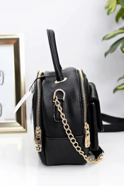 Clearance Damska Torebka Czarna Kuferkowa Torebki Klasyczne