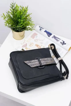 Torebki Monnari|Listonoszki>Monnari Damska Torebka Czarna Listonoszka