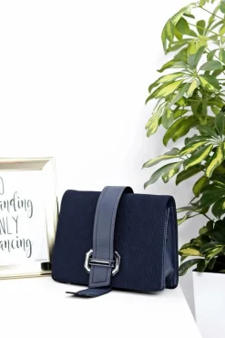 Boto Damska Torebka Granatowa Listonoszka