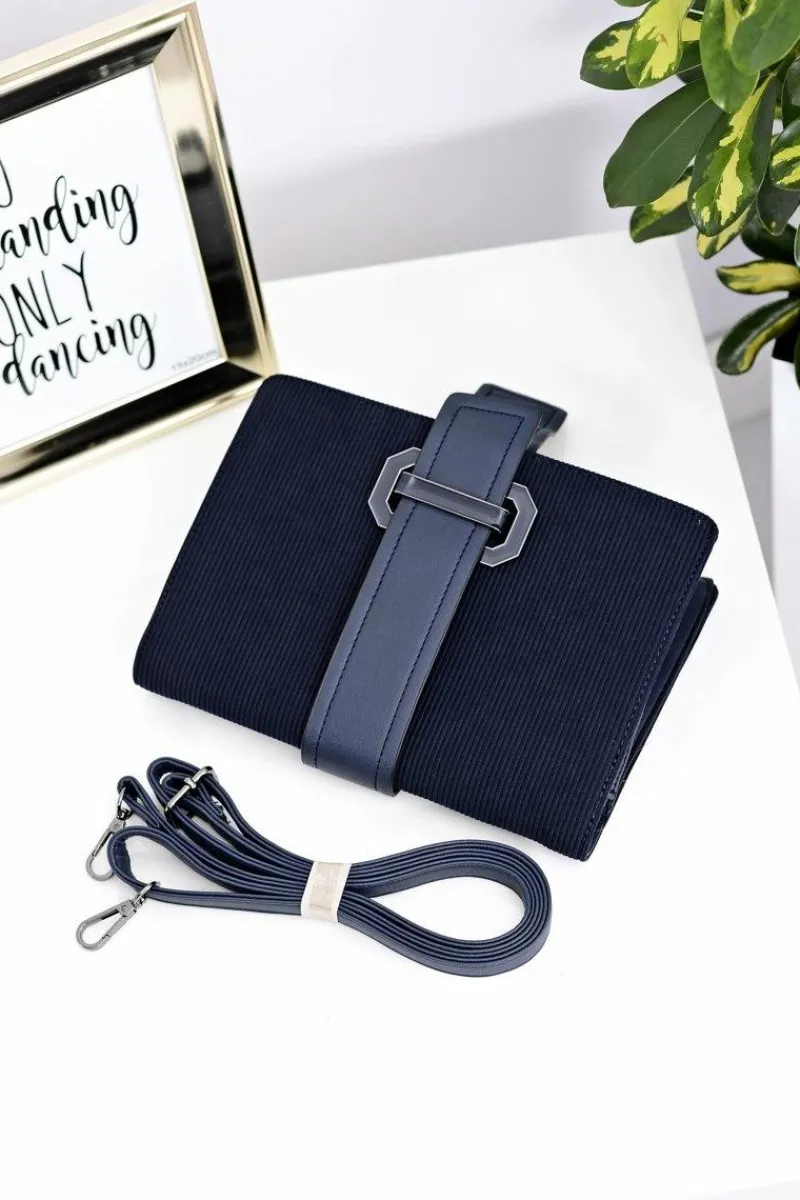 Boto Damska Torebka Granatowa Listonoszka