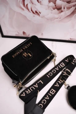 Listonoszki|Kopertówki></noscript>Boto Damska Torebka Kopertówka Z Portmonetką LAURA BIAGGI Czarna