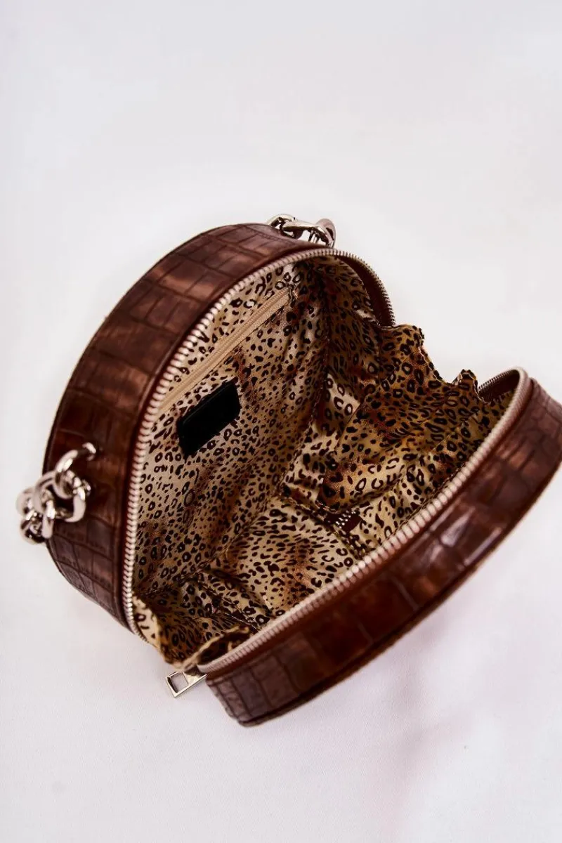 Torebki Kuferki|Torebki Klasyczne>GOE Damska Torebka Kuferek ZNJ027 Brązowa