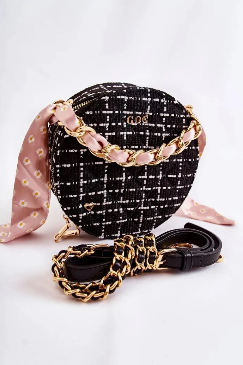 Online Damska Torebka Kuferek ZNJ024 Czarna Torebki Kuferki|Torebki Klasyczne