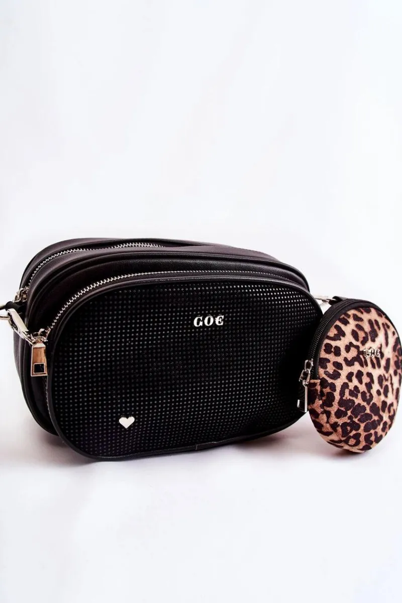 Discount GOE Damska Torebka Listonoszka 3w1 ZNJ030 Czarna