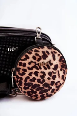 Discount GOE Damska Torebka Listonoszka 3w1 ZNJ030 Czarna
