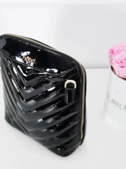 Torebki Nobo|Listonoszki></noscript>Nobo Damska Torebka Listonoszka Lakierowana NBAG-FD2080-C020 Czarna