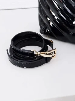 Torebki Nobo|Listonoszki></noscript>Nobo Damska Torebka Listonoszka Lakierowana NBAG-FD2080-C020 Czarna