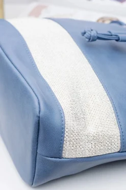 Outlet Damska Torebka Niebieski Worek Torebki Monnari|Torebki Klasyczne