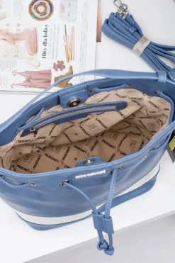 Outlet Damska Torebka Niebieski Worek Torebki Monnari|Torebki Klasyczne